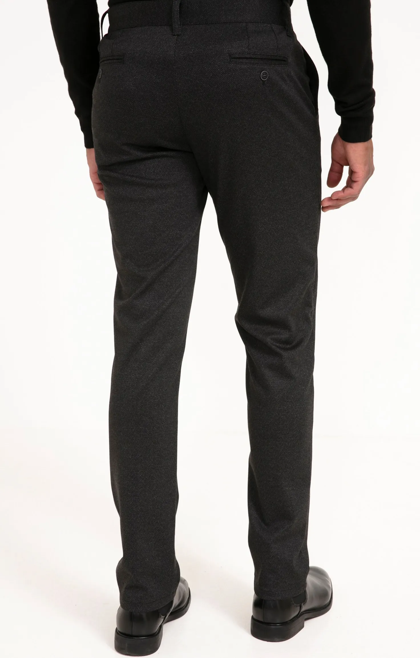 Armand Thiery Pantalon chino Snow Maille - Anthracite Best Sale