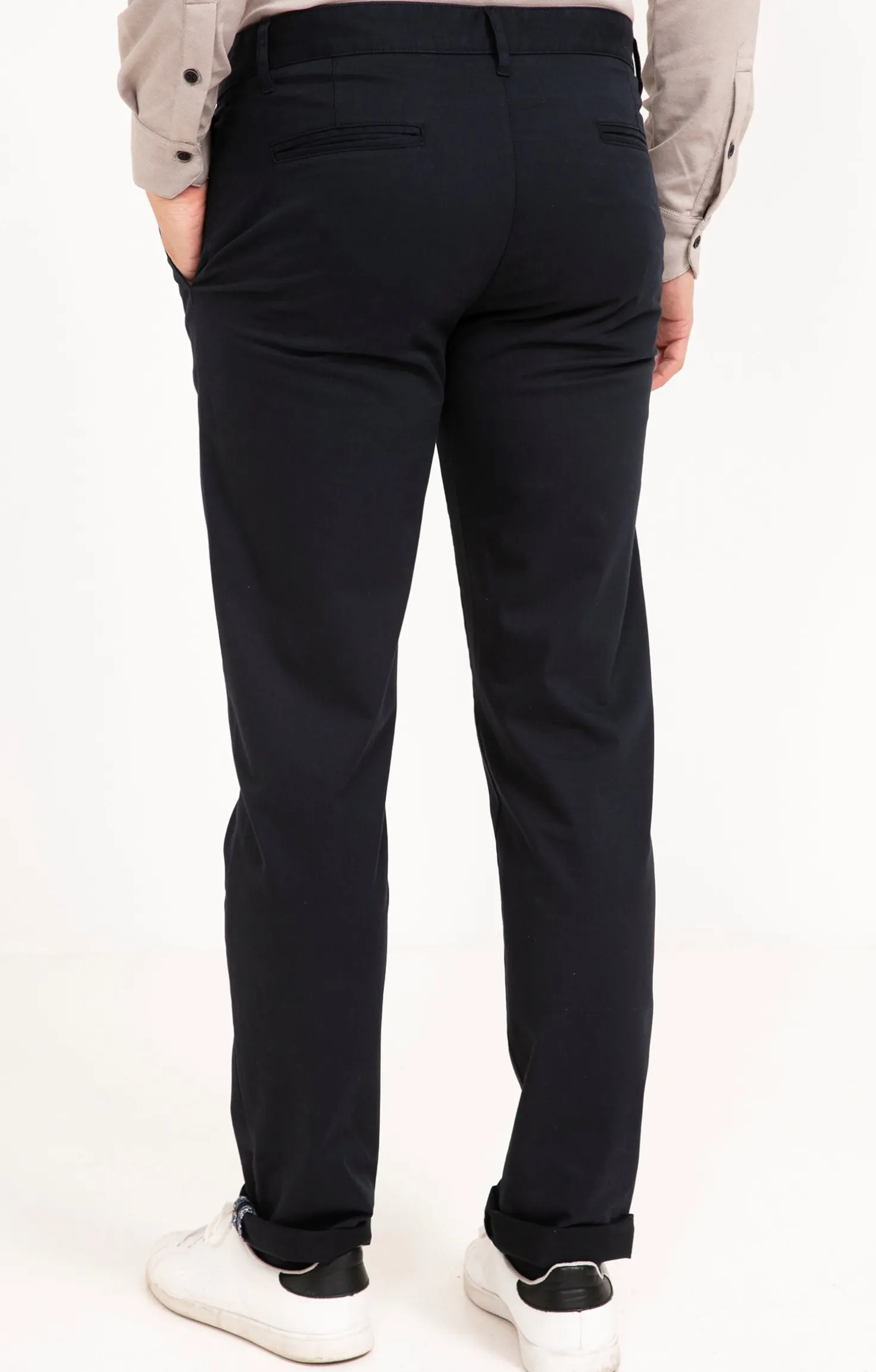 Armand Thiery Pantalon chino Uni - Marine Store