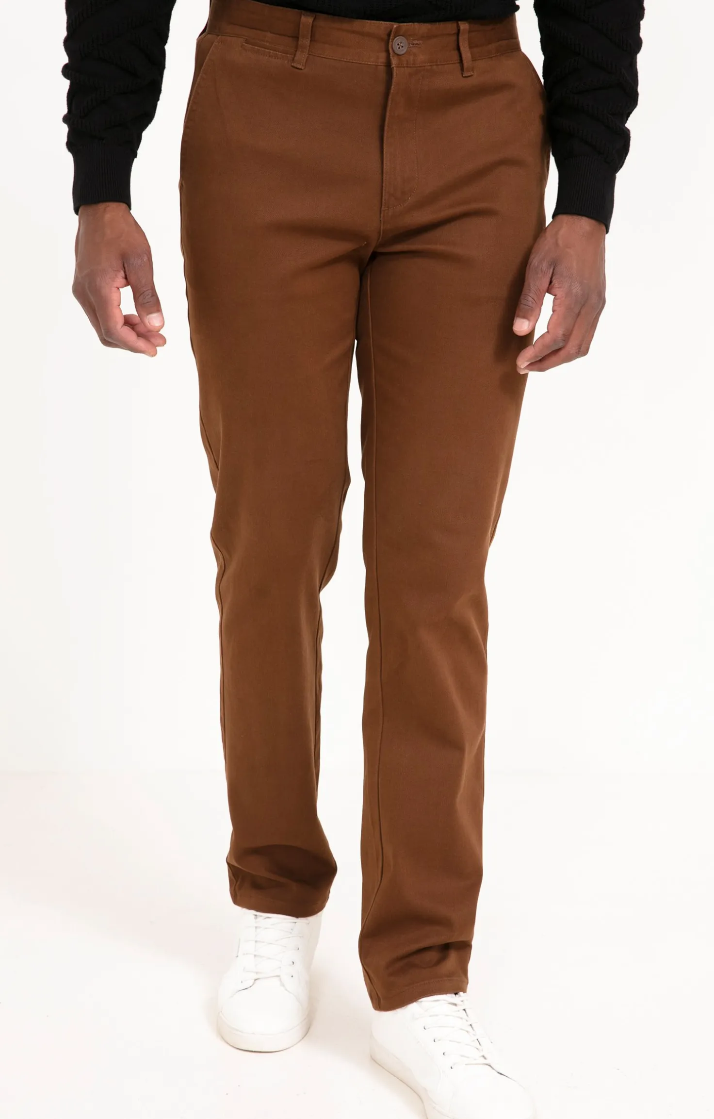 Armand Thiery Pantalon chino Wave - Moka Best Sale