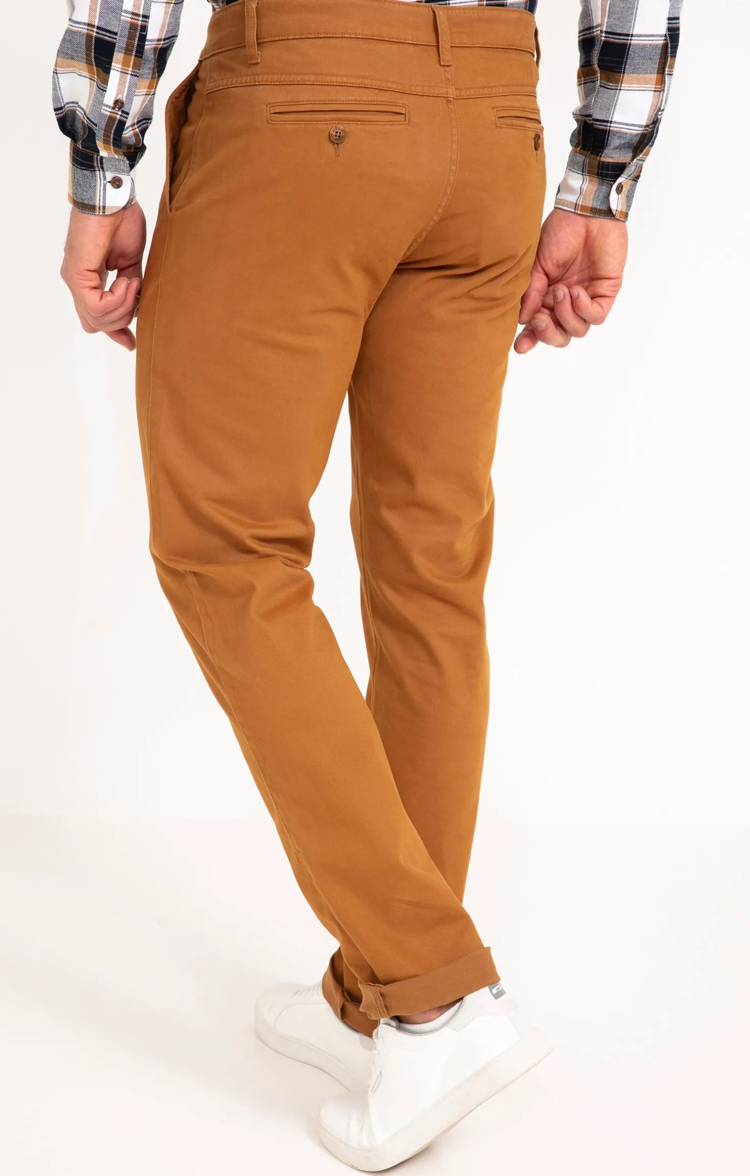 Armand Thiery Pantalon chino Winter - Safran Outlet