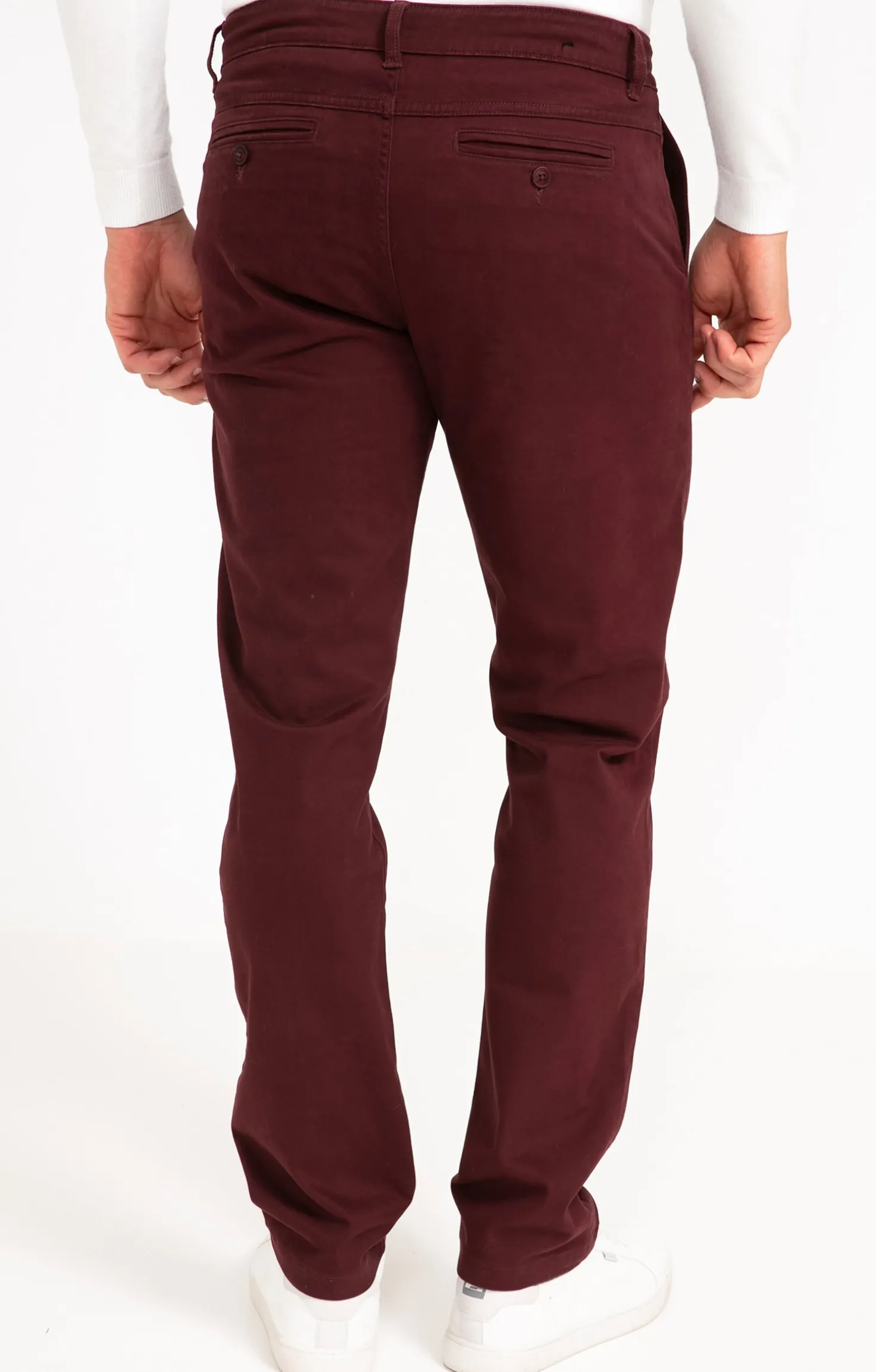 Armand Thiery Pantalon chino Winter - Prune Sale