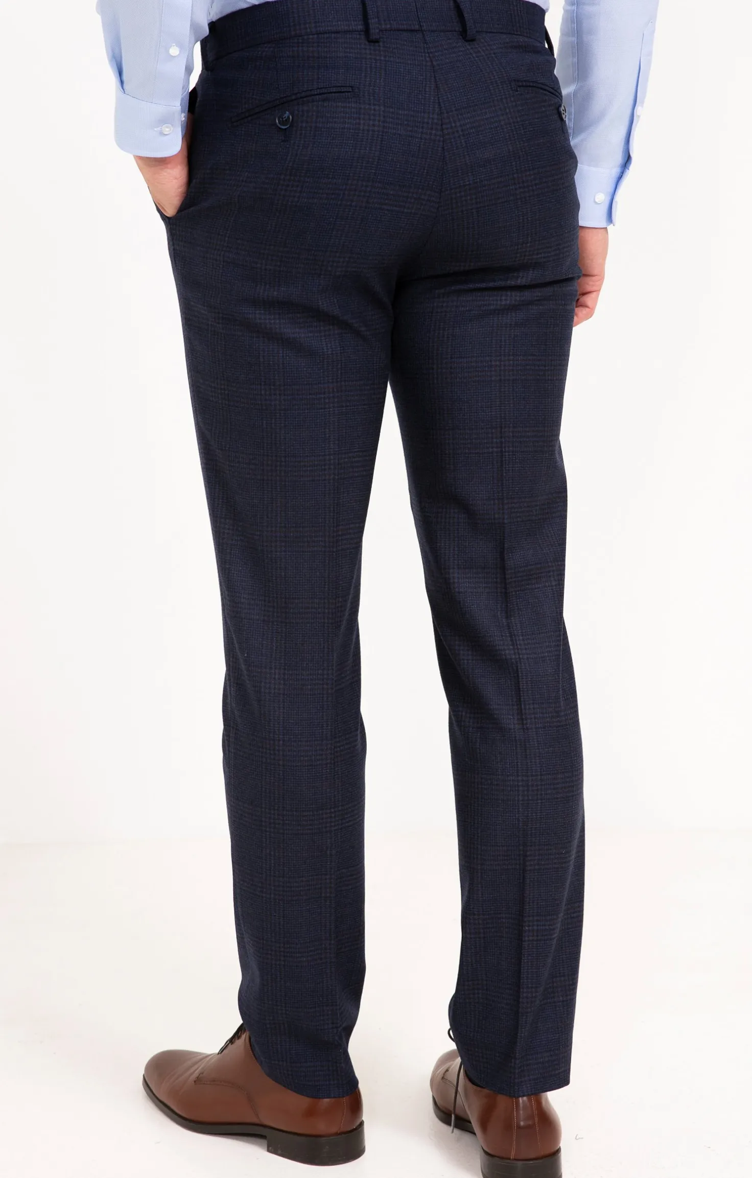 Armand Thiery Pantalon de costume Regno - Marine Store