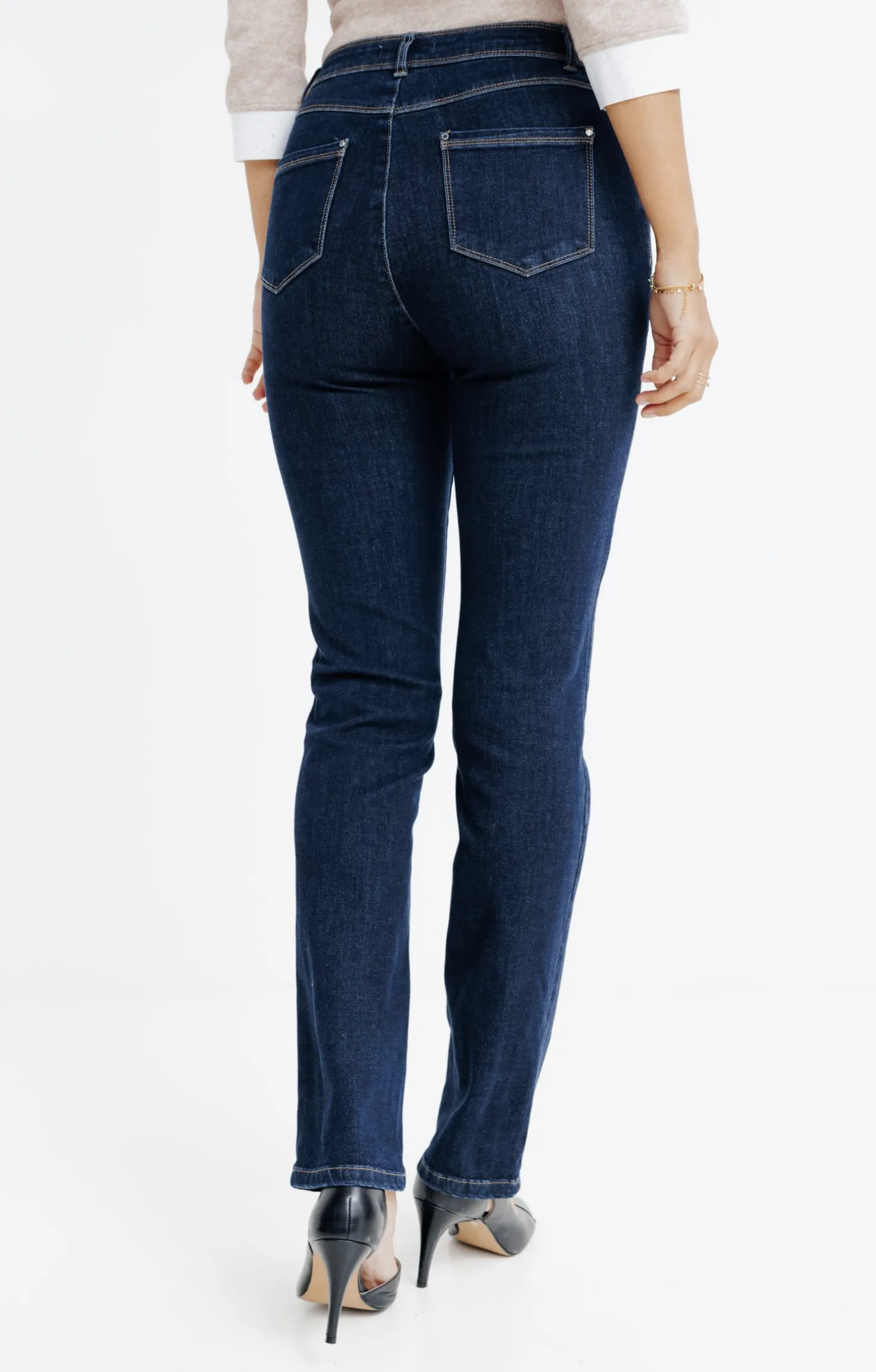 Armand Thiery Pantalon denim brut bi-stretch - Bleu Discount