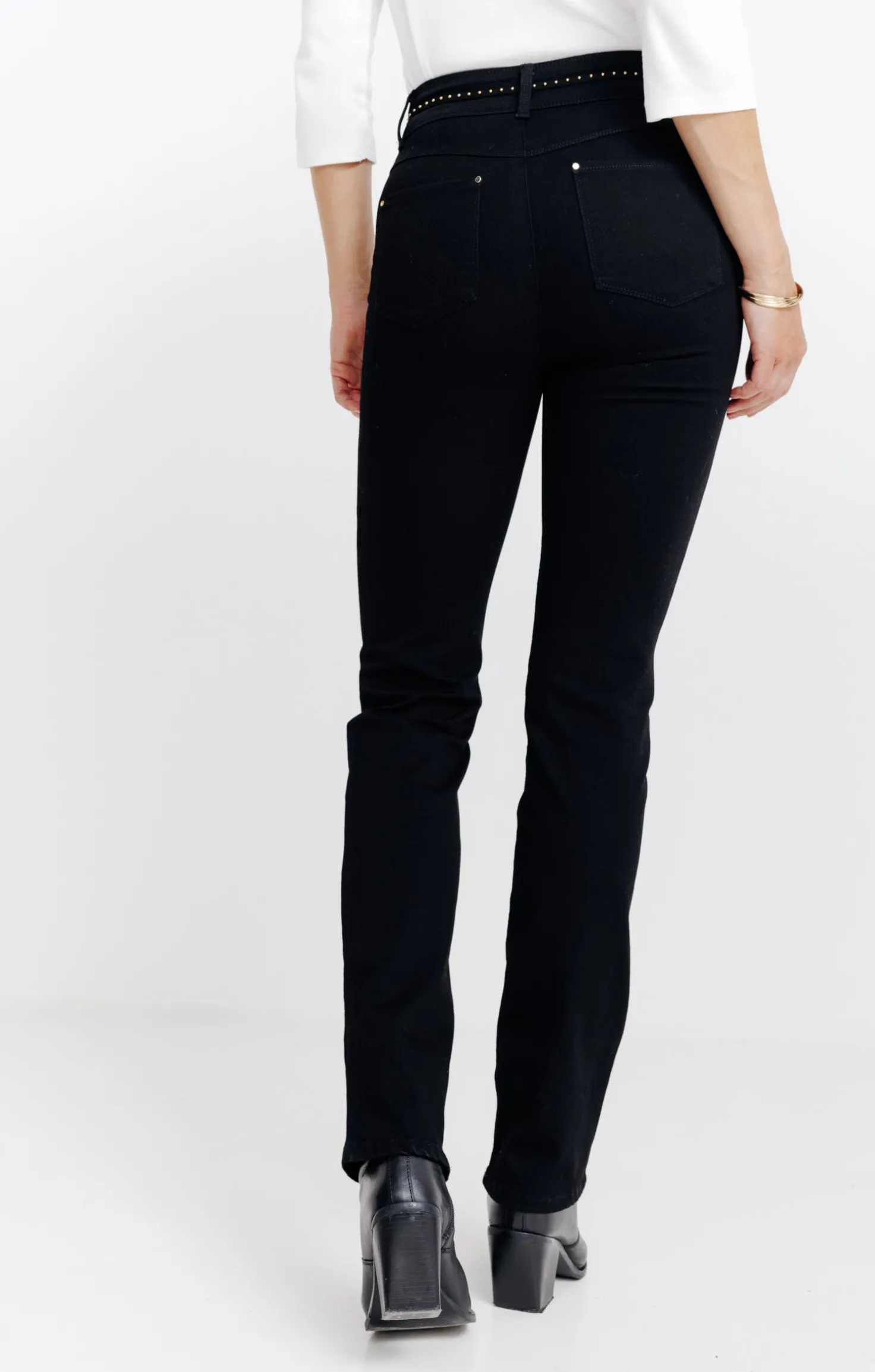 Armand Thiery Pantalon droit double boutonnage - Noir Sale