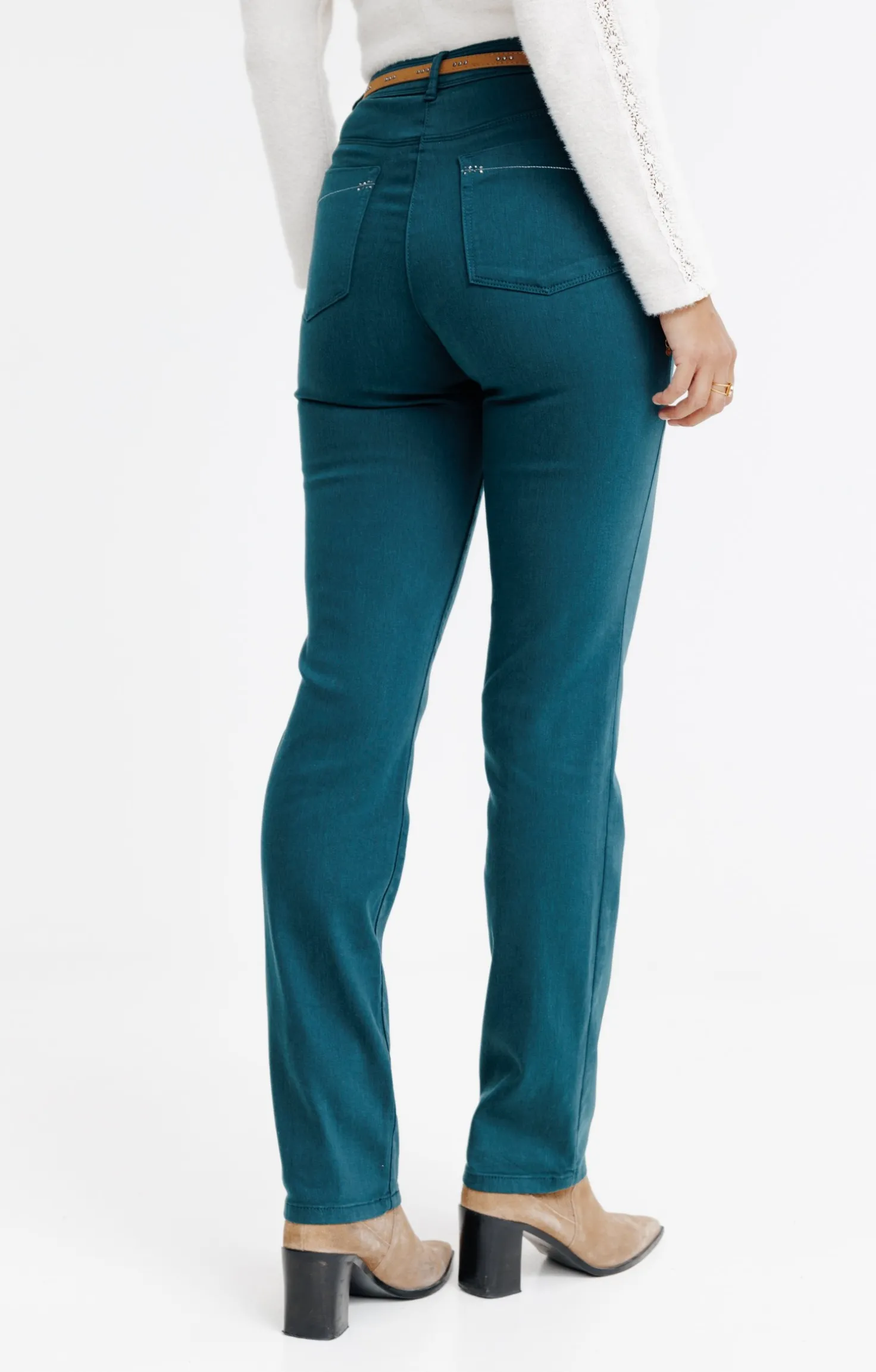 Armand Thiery Pantalon détail strass - Sapin Clearance