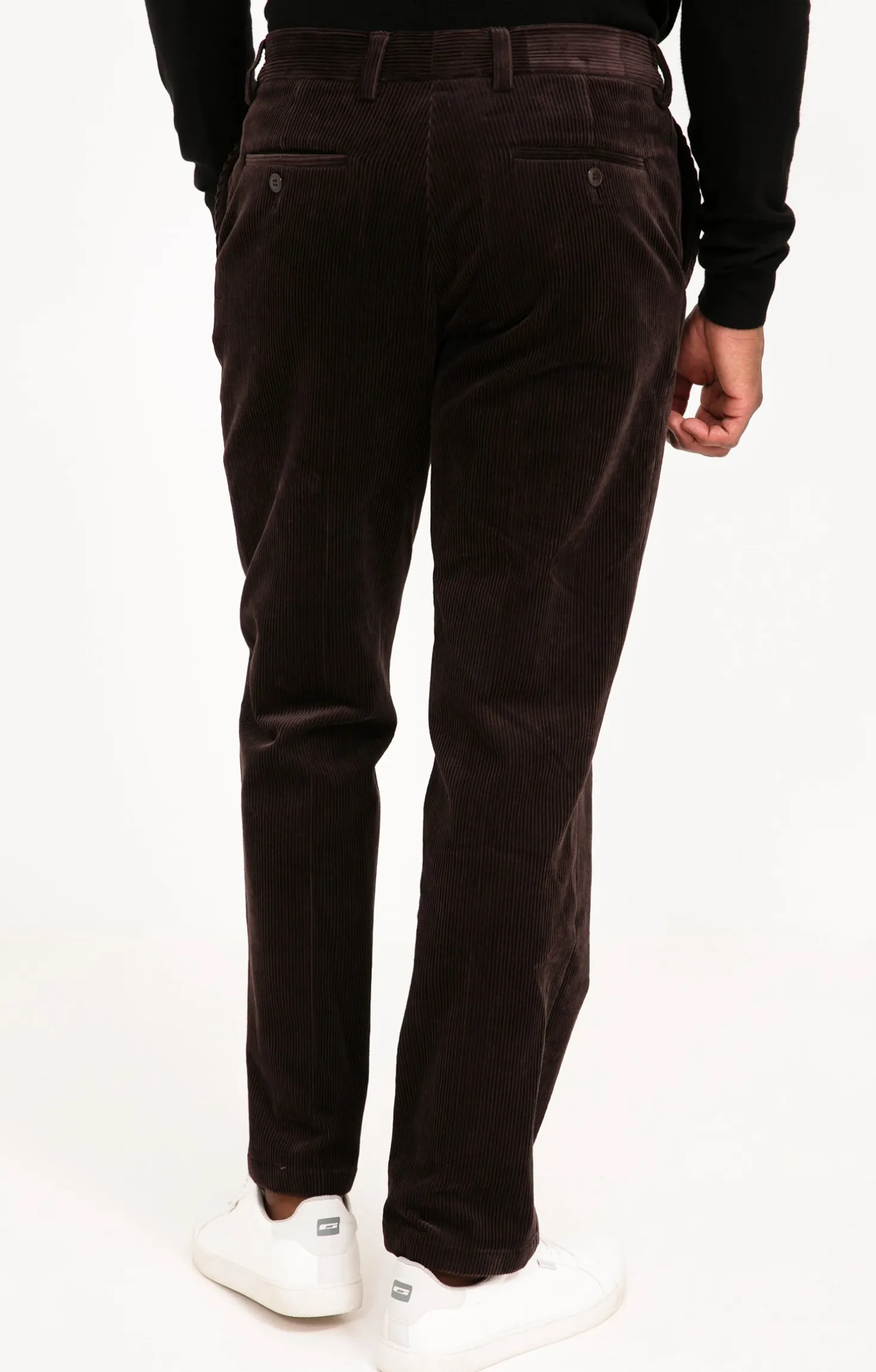 Armand Thiery Pantalon velours extensible - Marron Best Sale