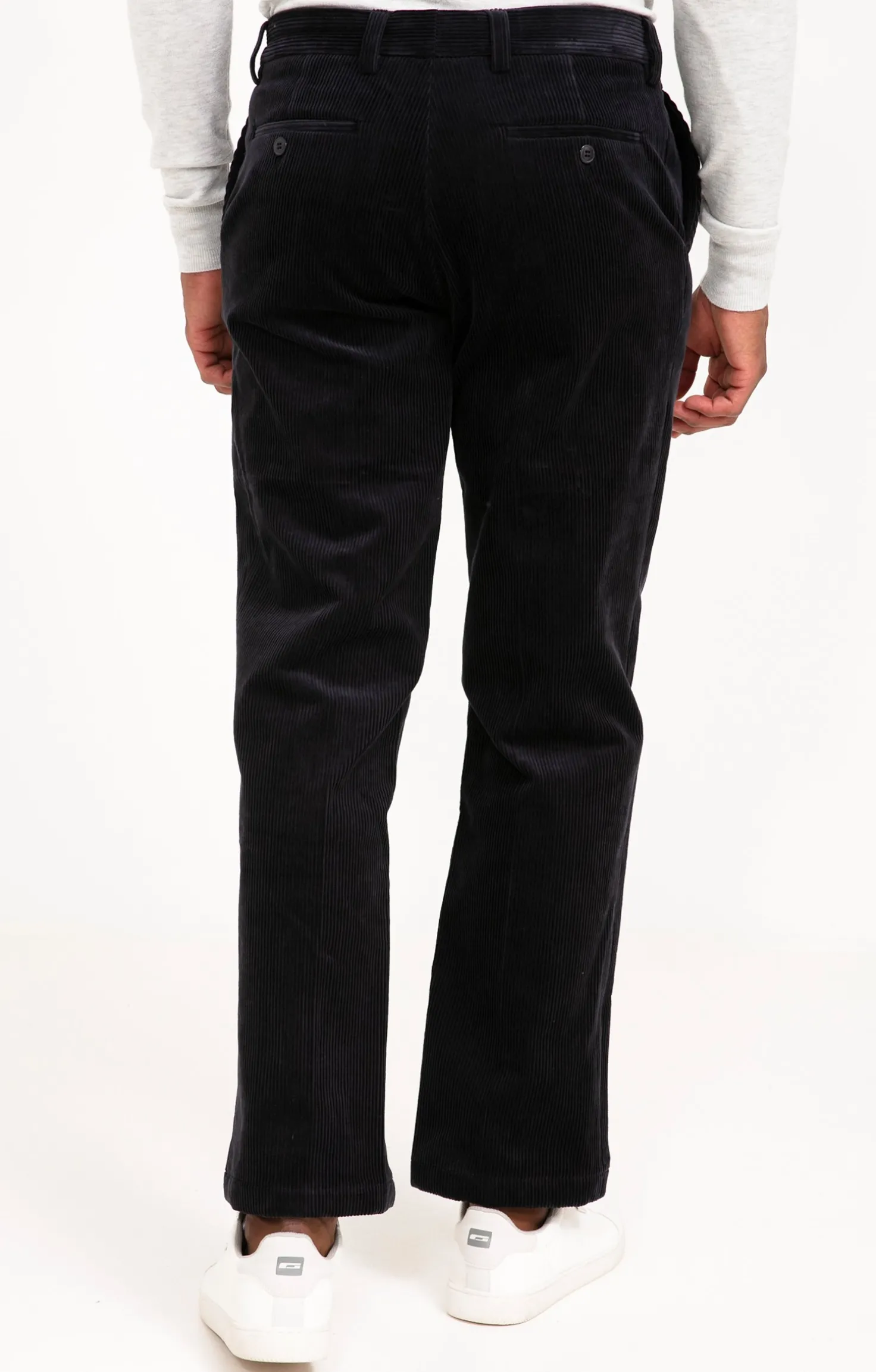 Armand Thiery Pantalon velours extensible - Marine Store