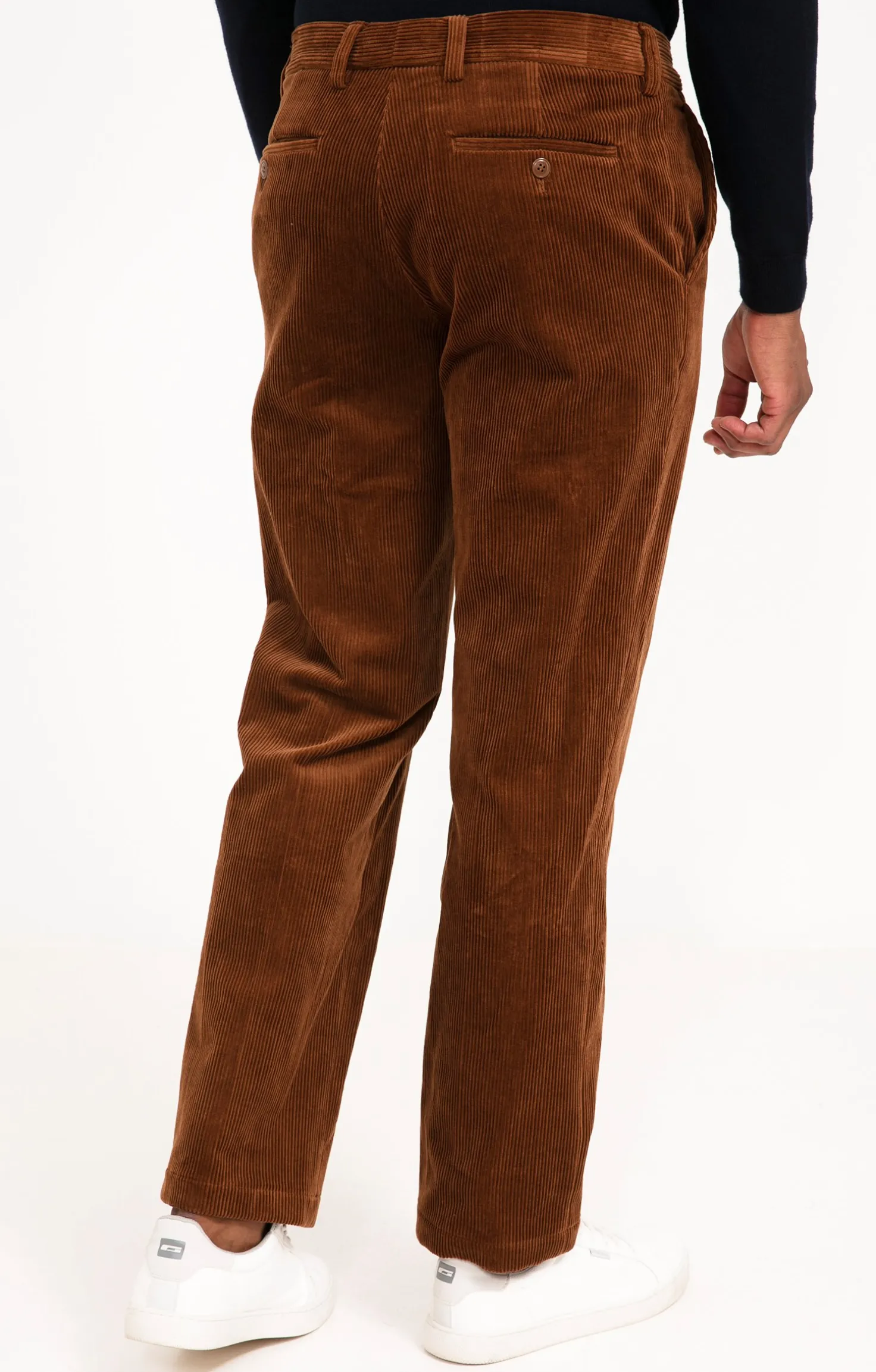 Armand Thiery Pantalon velours extensible - Moka Best Sale