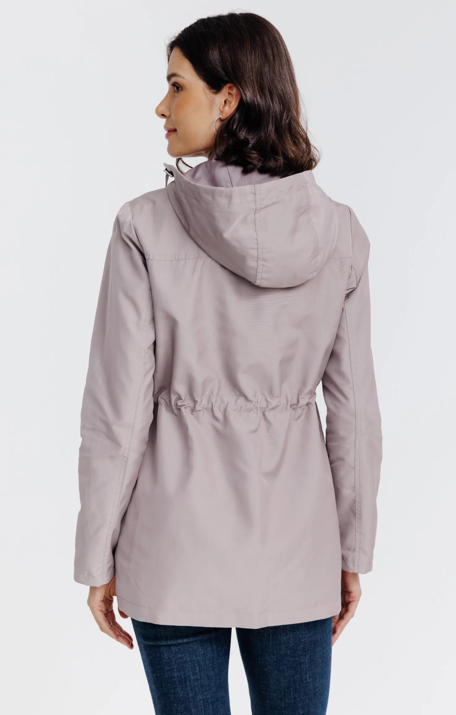 Armand Thiery Parka avec capuche amovible - Taupe Online