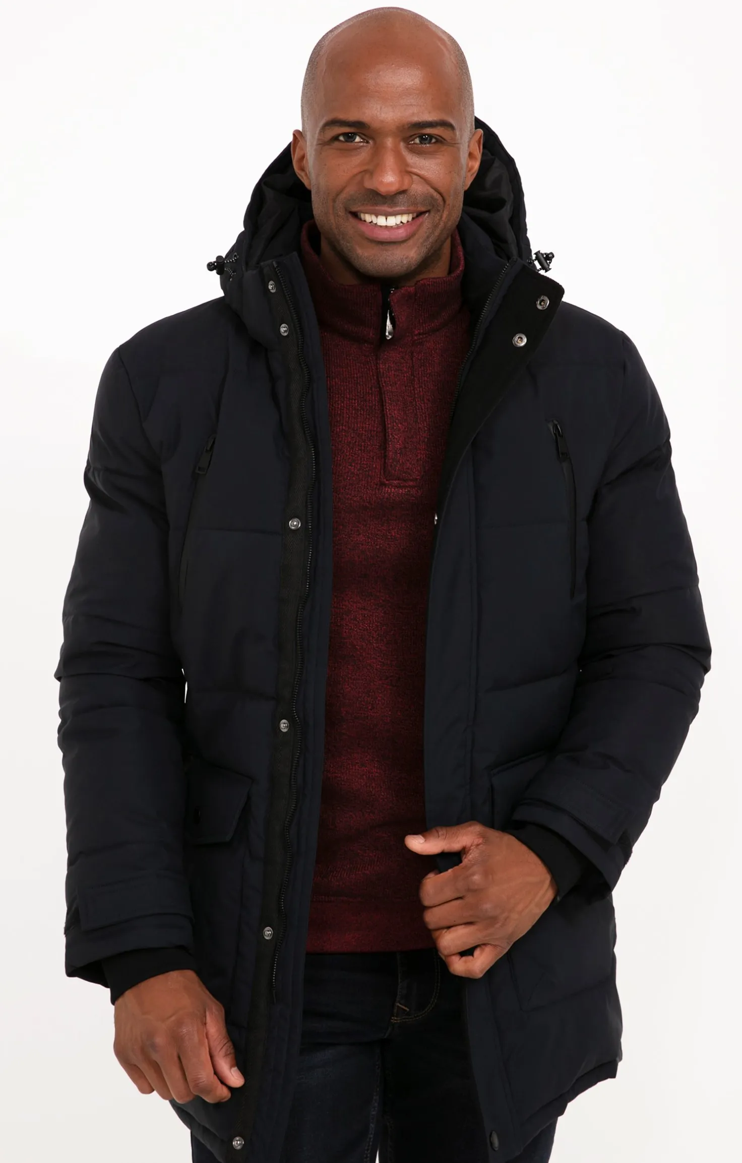 Armand Thiery Parka NAVY - Marine Best Sale