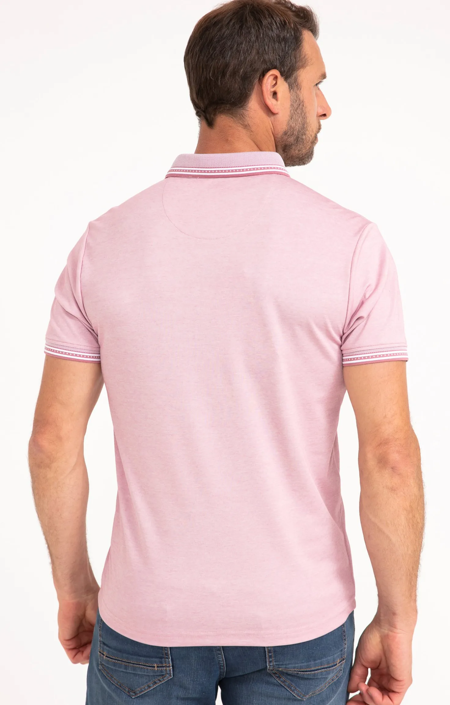 Armand Thiery Polo manches courtes Link - Rose Shop