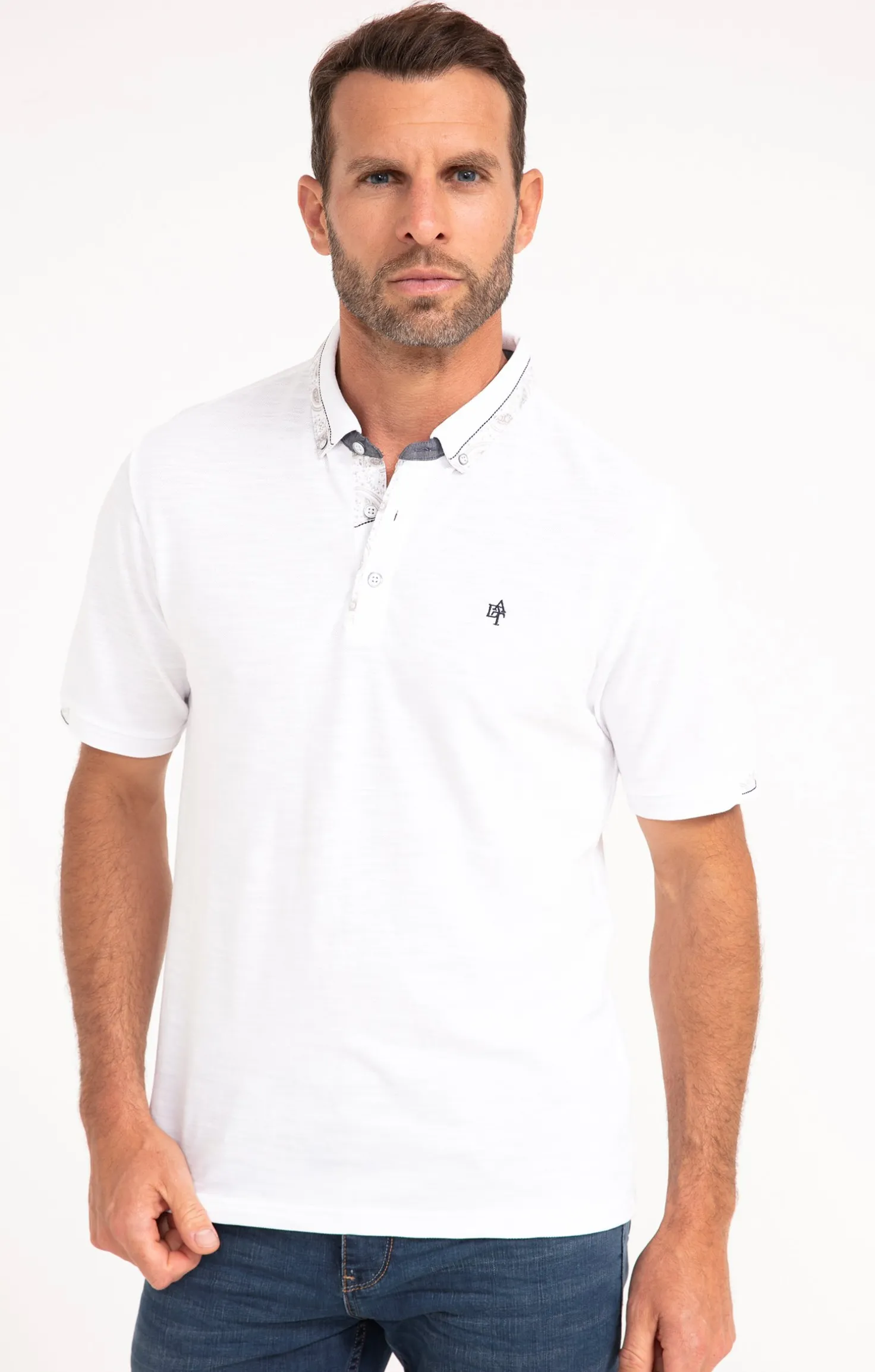 Armand Thiery Polo manches courtes Romantica - Blanc Cheap