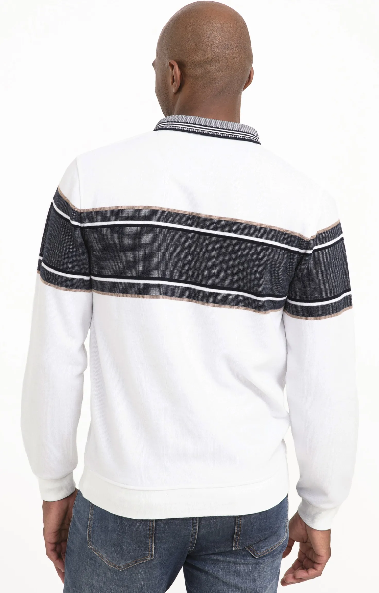 Armand Thiery Polo manches longues Young - Blanc Shop