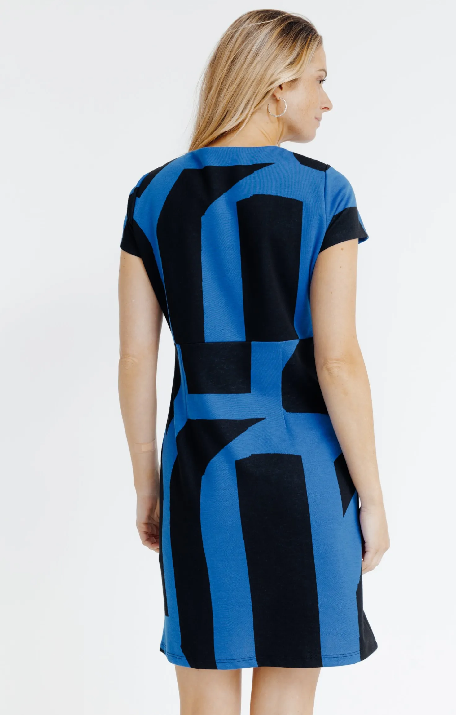 Armand Thiery Robe maille jacquard - Bleudur Online