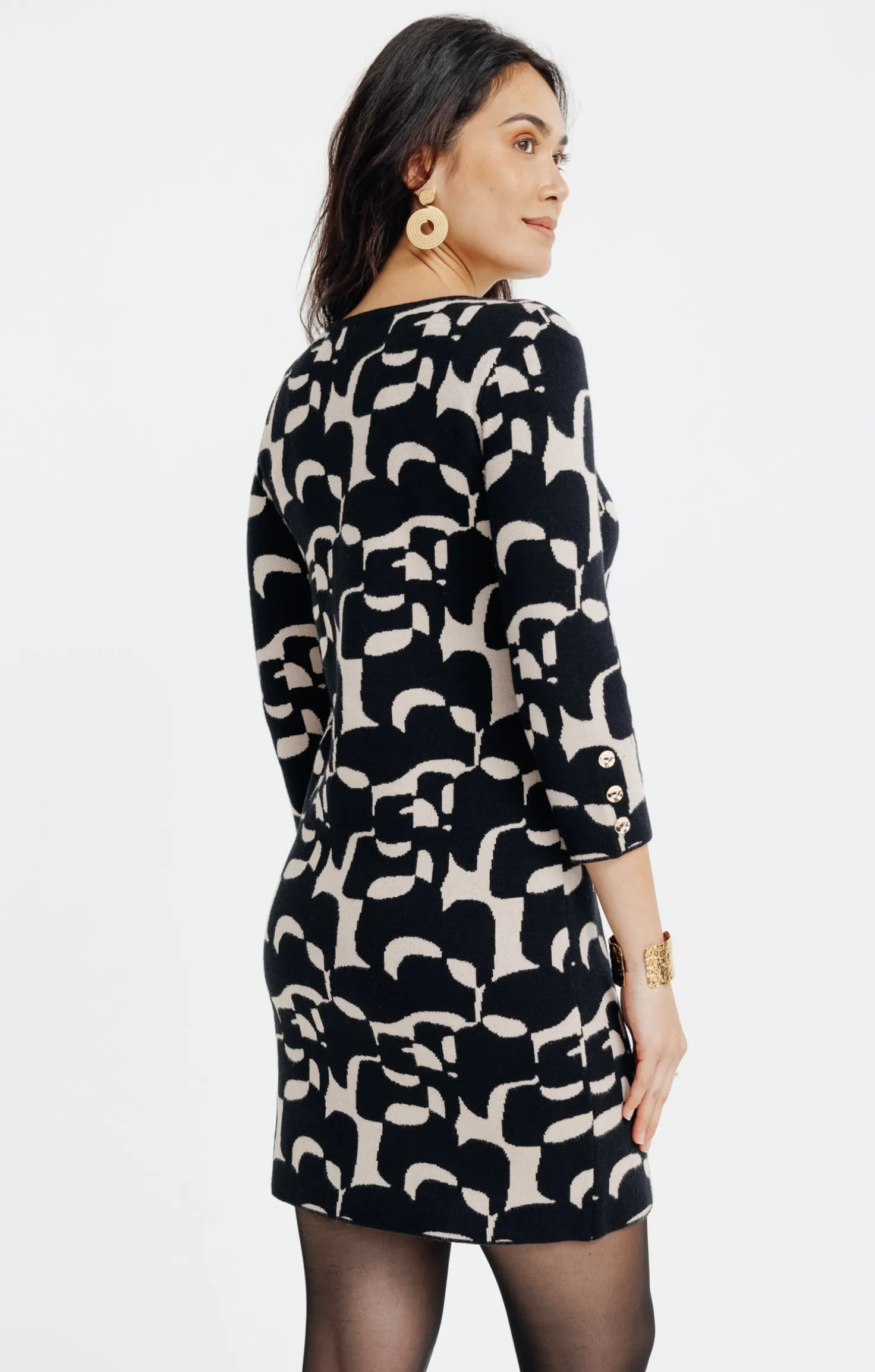 Armand Thiery Robe pull - Noir Shop