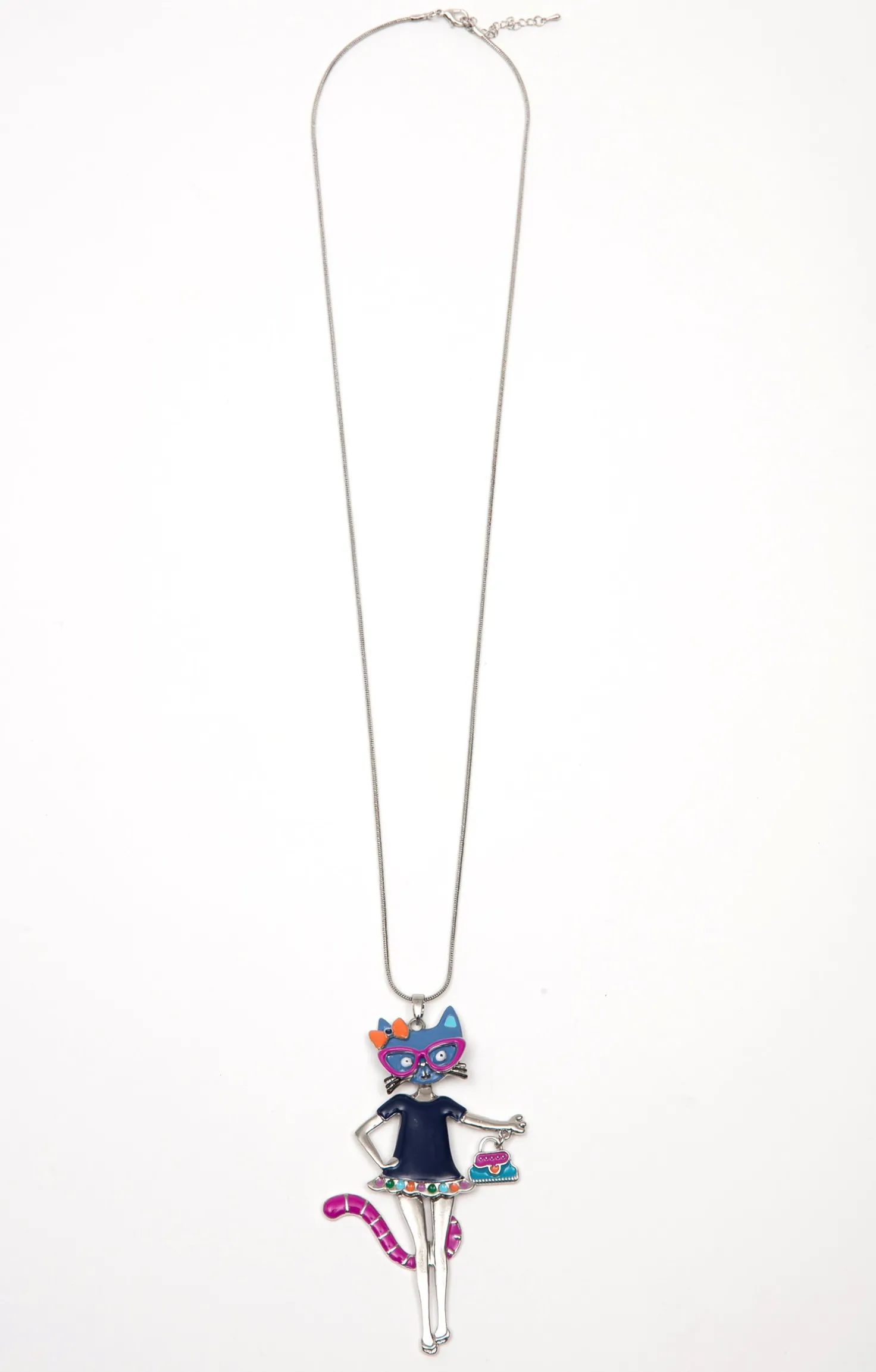 Armand Thiery Sautoir pendentif chat - Multicolore Sale