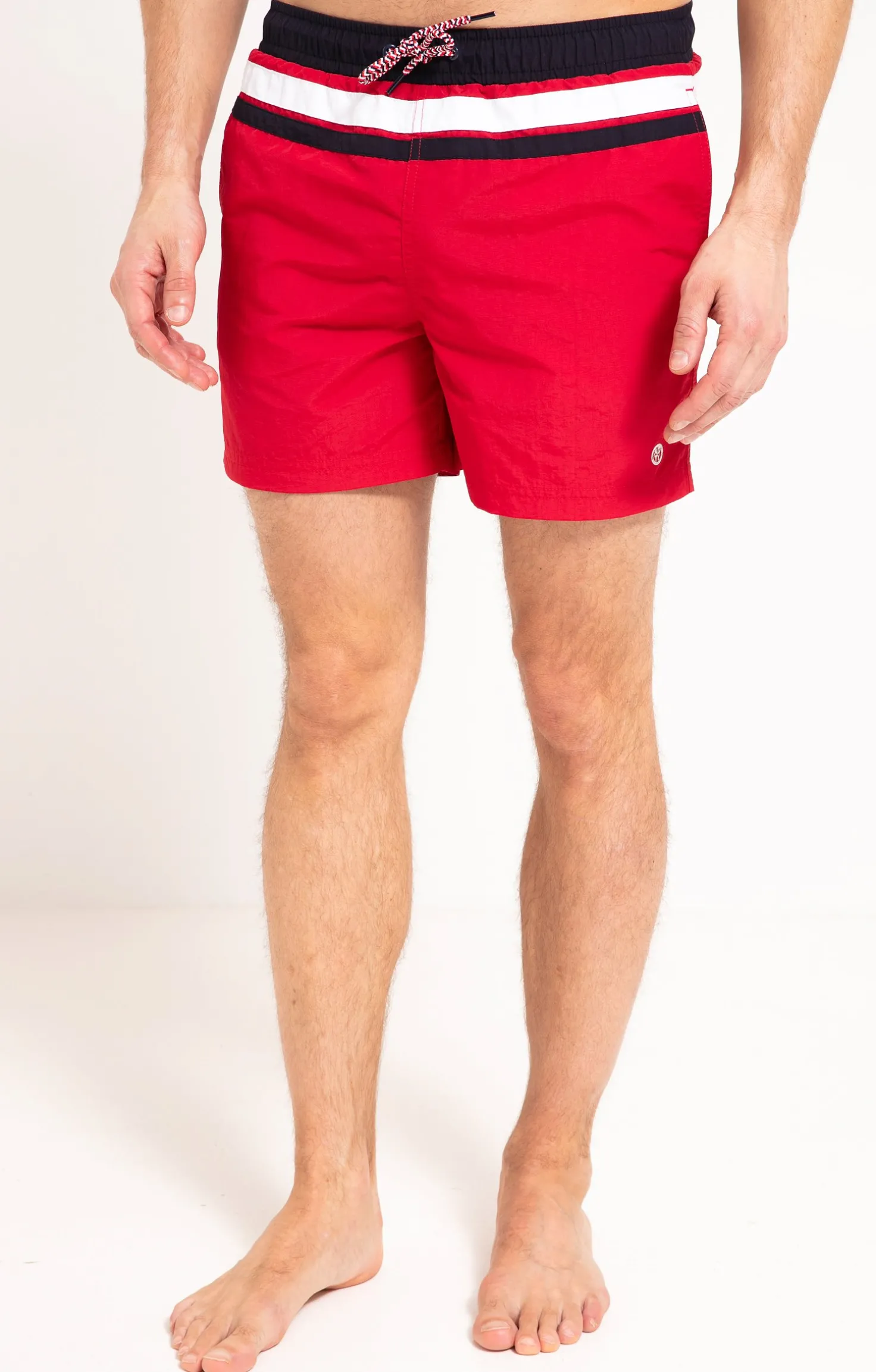 Armand Thiery Short de bain court - Rouge Cheap