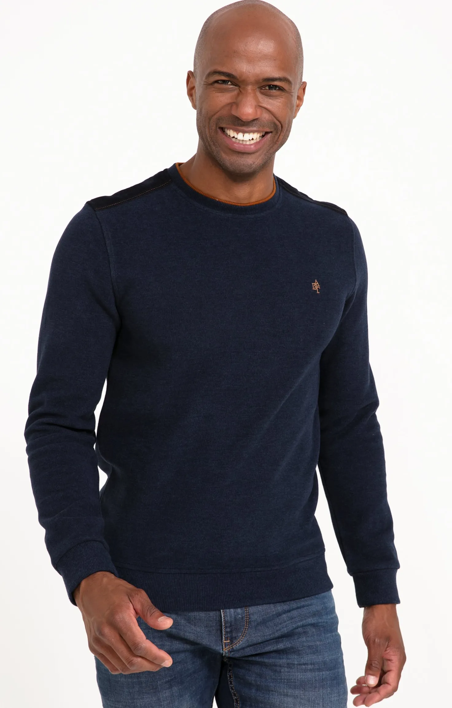 Armand Thiery Sweat manches longues Contraste - Bleu Cheap