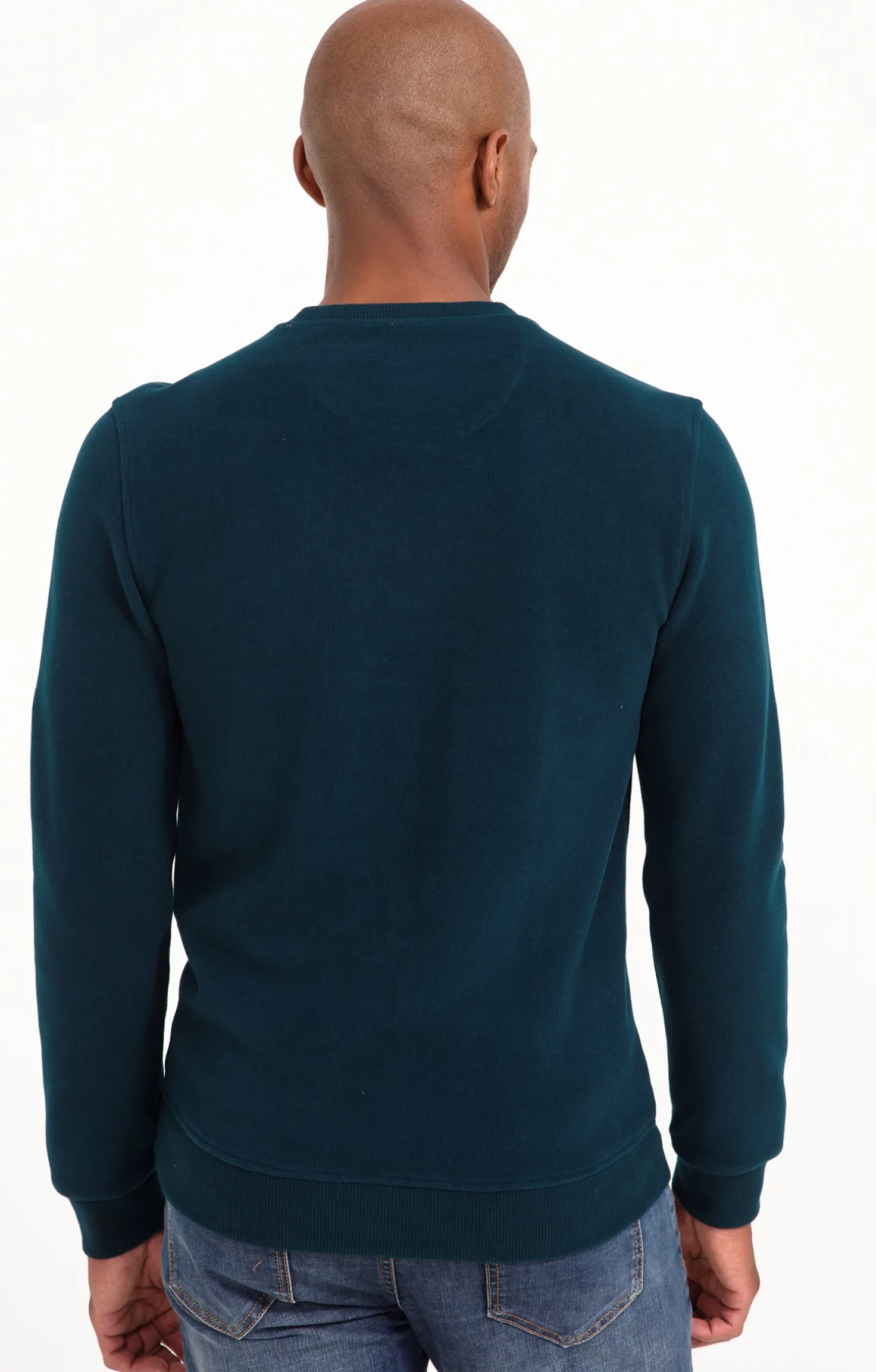 Armand Thiery Sweat manches longues Dolce - Pétrole Discount