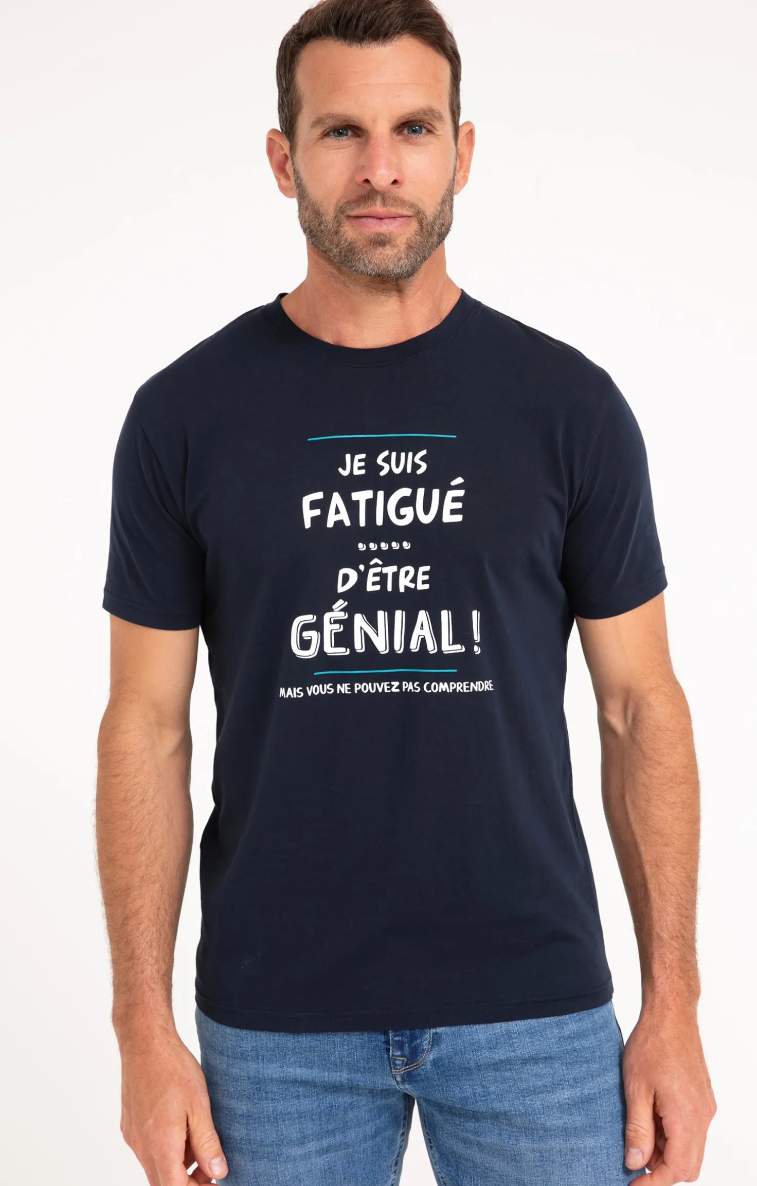 Armand Thiery Tee-shirt fatigué d'être génial - Marine Online