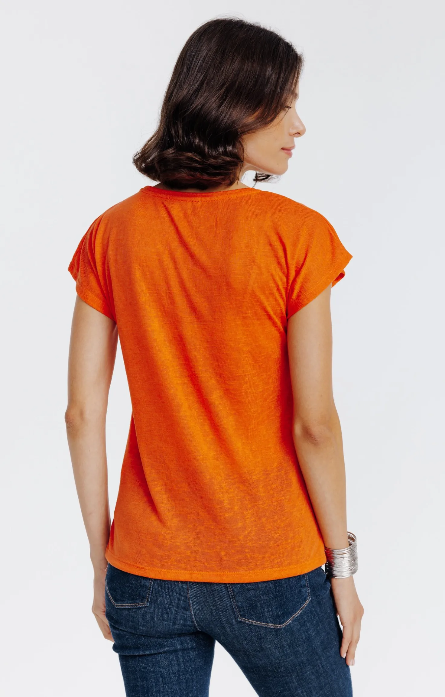 Armand Thiery Tee-shirt imprimé strass - Mandarine Fashion