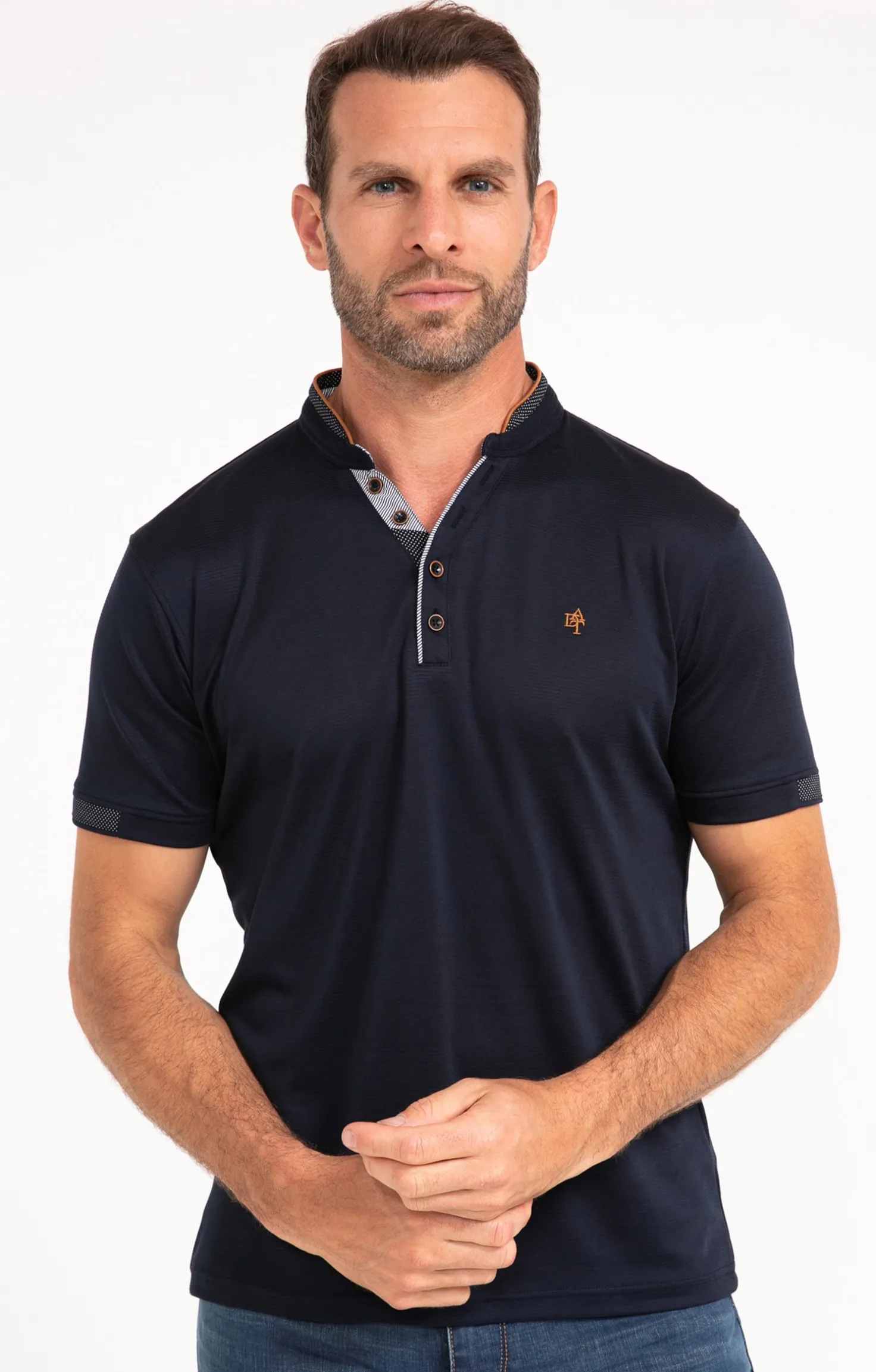 Armand Thiery Tee-shirt manches courtes Chambly - Marine Flash Sale