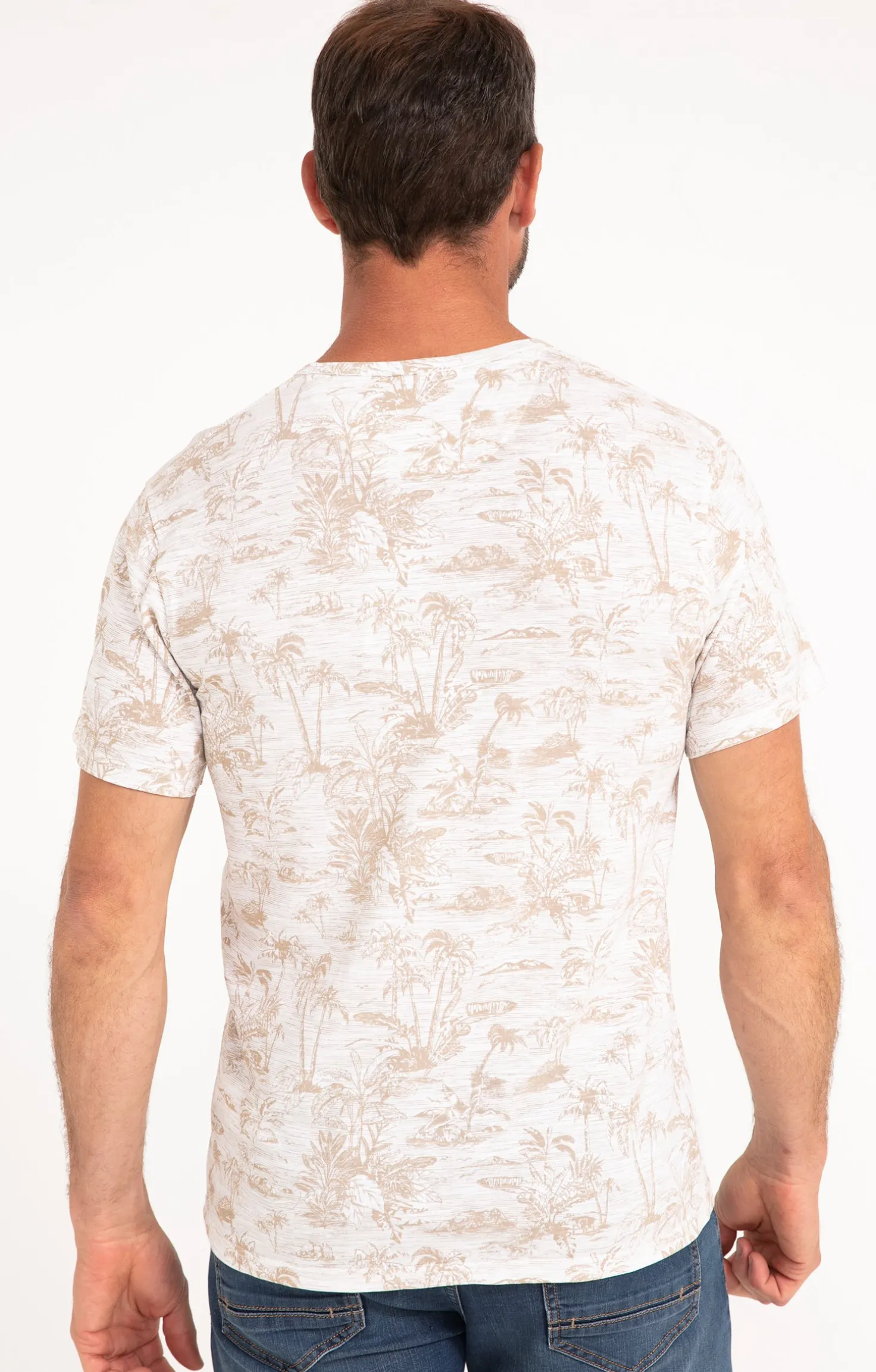 Armand Thiery Tee-shirt manches courtes Costa Ray - Blanc Best Sale