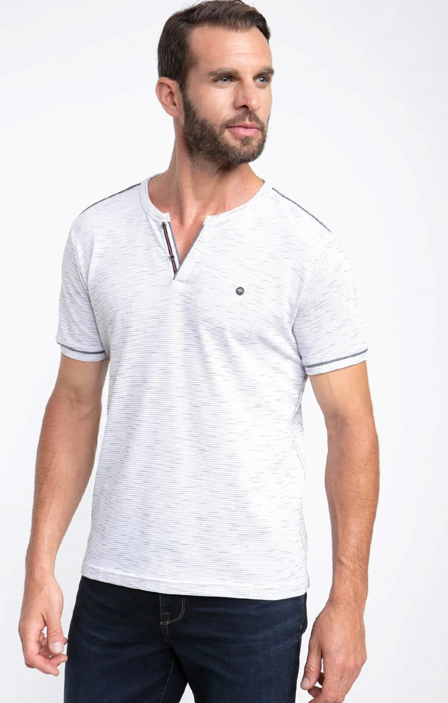 Armand Thiery Tee-shirt manches courtes Fancy - Blanc Cheap