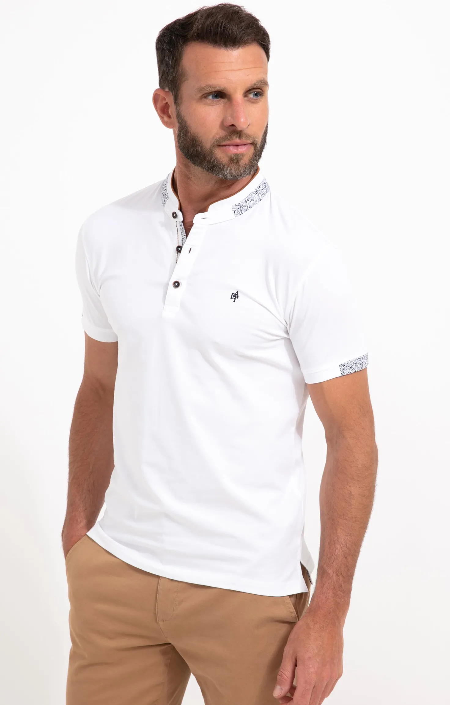 Armand Thiery Tee-shirt manches courtes Romantica - Blanc Store