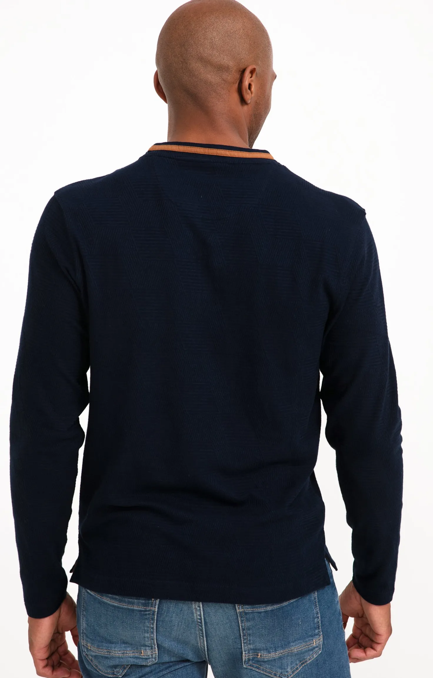 Armand Thiery Tee-shirt manches longues Kevin - Marine Sale