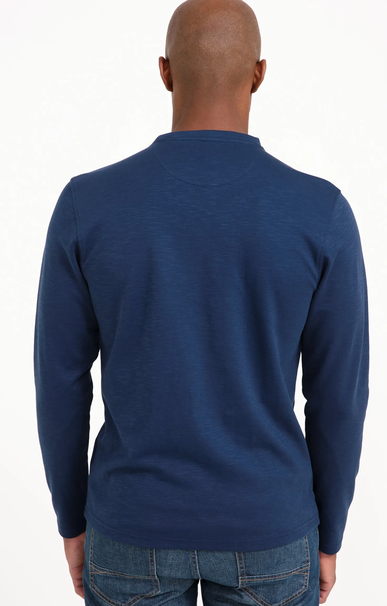 Armand Thiery Tee-shirt manches longues Slub interlock - Bleudur Best