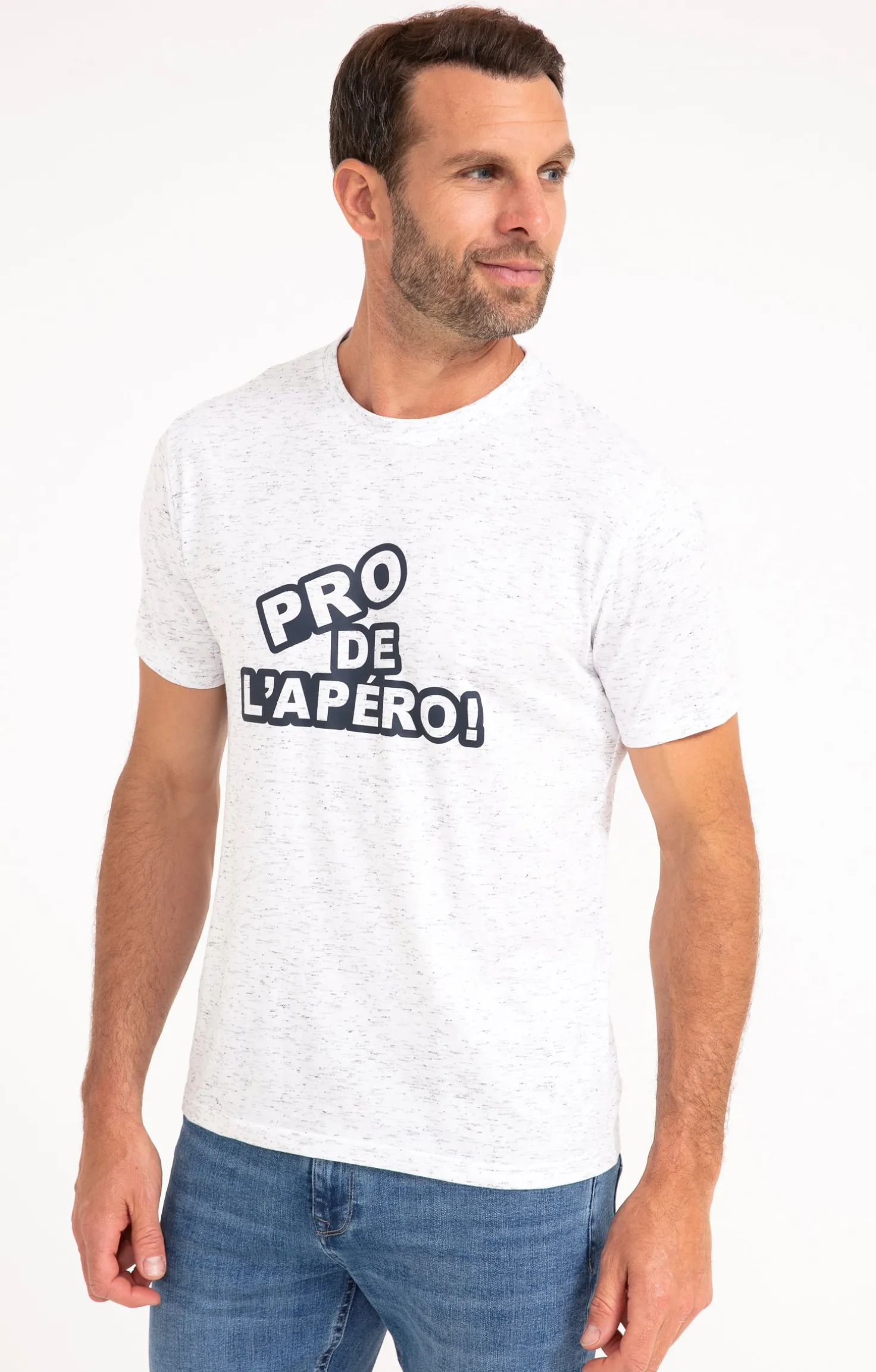 Armand Thiery Tee-shirt Pro de l'apéro - Blanc Cheap