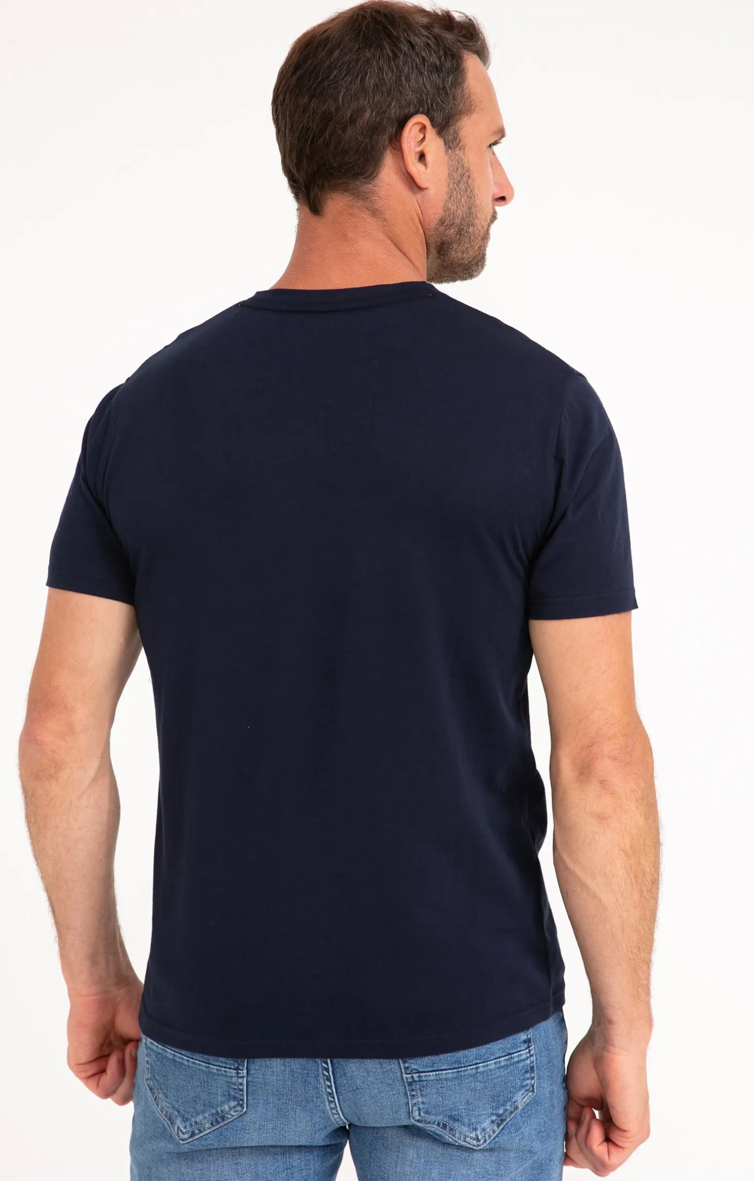 Armand Thiery Tee-shirt verre à ras bord - Marine Discount