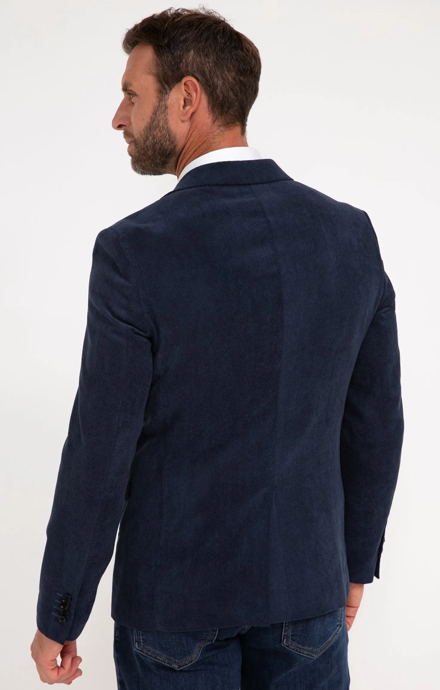 Armand Thiery Veste seule Polyblue - Marine Flash Sale